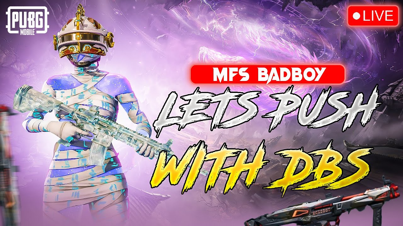 LIVE 🔥 LETS PUSH WITH DBS 💥 (PUBG Mobile/BGMI)