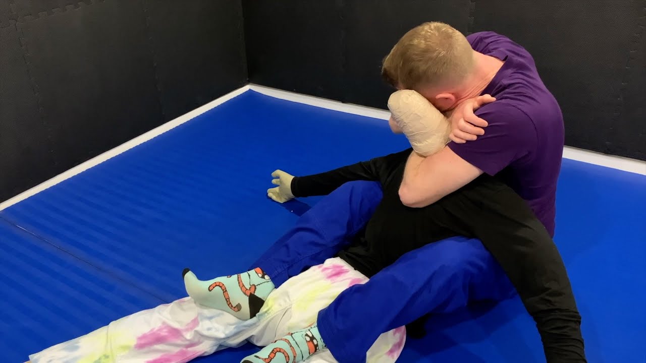Rear Naked Choke Brazilian JiuJitsu/Grappling Dummy Drills YouTube