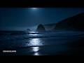 Relaxing Ocean Waves at Night 🌙 | Deep Sleep &amp; Stress Relief Sounds