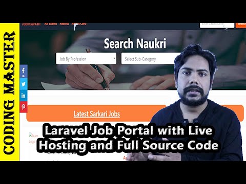 Laravel Job Portal with Live Hosting and Full Source Code