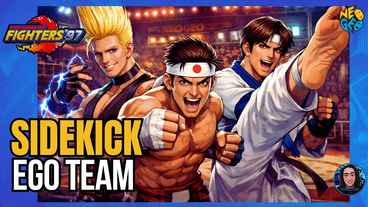 KOF '97 - EGO "Sidekick" TEAM! Benimaru, Joe e Kim em Combate (PC PT-BR)