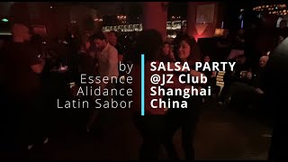 Meringue, Gloria Oropeza  & Kevin Sandoval @ JZ Club in Shanghai. China. Social Salsa Party Dance