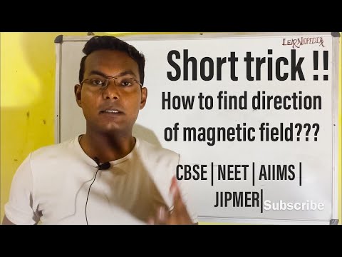 वीडियो: चुंबकीय रेखाओं की दिशा कैसे निर्धारित करें