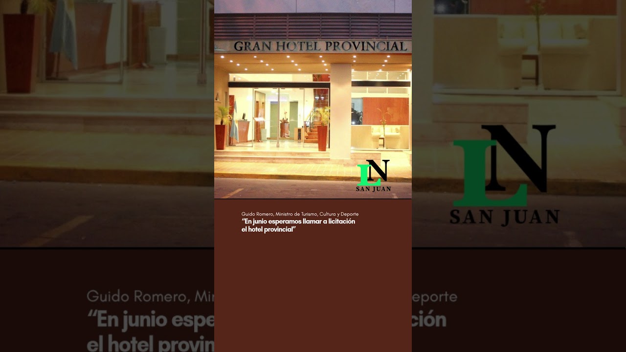 “En junio esperamos llamar a licitación el hotel provincial”