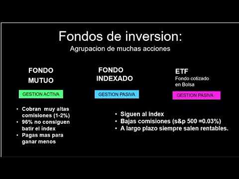 Fondos mutuos VS fondos indexados, etf y bonos. - YouTube