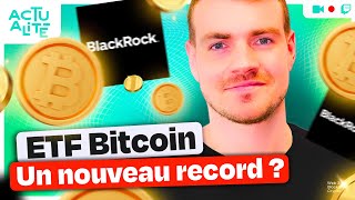 Un Volume Record Pour Letf Bitcoin De Black Rock Hasheur Live