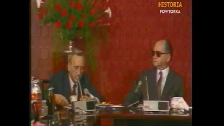 PL 1989 Rząd Mazowieckiego z wizytą u Jaruzelskiego w Belwederze