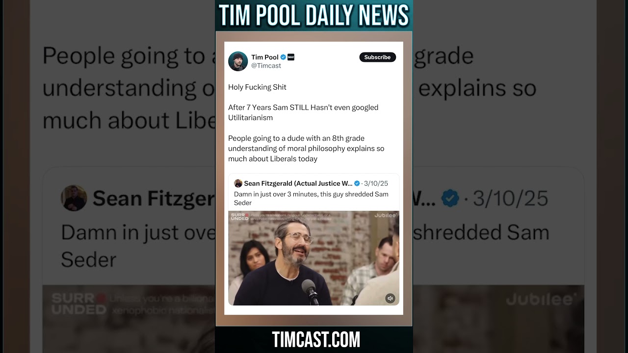 Sam Seder Does NOT Understand Basic Moral Philosophy #shorts