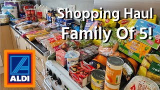 Aldi Grocery haul | Meal Plans | Budget Friendly | UK Mum Of 4