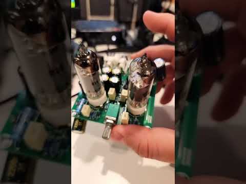 6j1 preamp kit from aliexpress,  this unit is modded with 6k4 tubes and extra filtering caps. Part 1