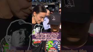 Did you notice Brexton wearing the number eight cap at Kyle Busch's memorial ceremony?
