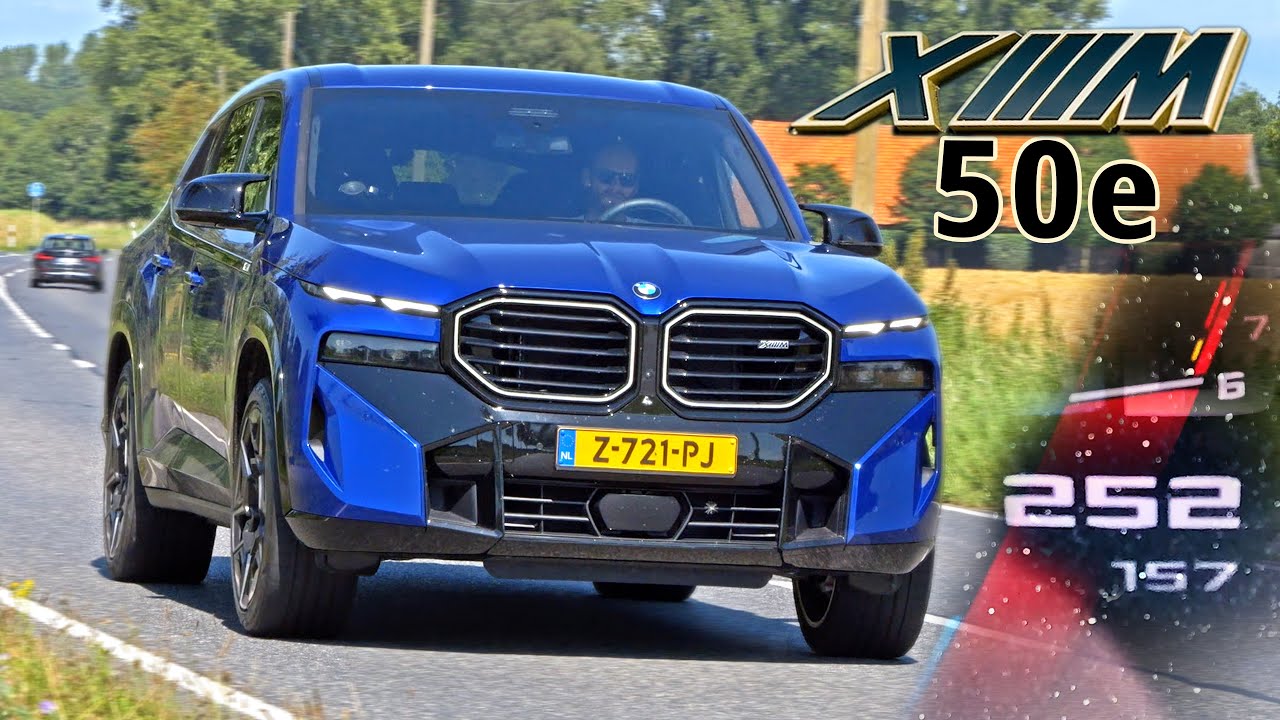 2024 BMW XM 50e | AMAZING B58 SOUND & 0-100 100-200 250KM/H on AUTOBAHN ...