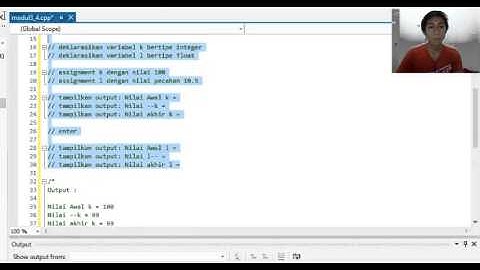 Pemrograman C++ (Operator Decrement) - Modul 3.4