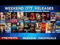 Weekend OTT Releases Final List | 25 OTT contents In Tamil Telugu Hindi & Dubs | Previews | New OTT