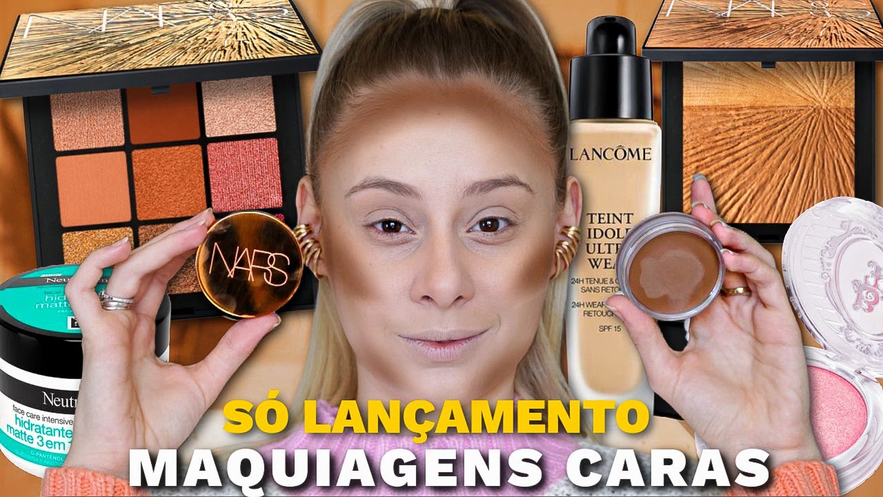 TESTANDO MAQUIAGENS CARAS que recebidas *LANÇAMENTOS*