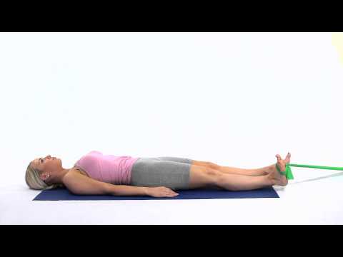 Ankle eversion theraband exercise