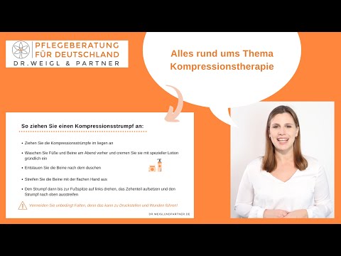 Video: 3 Möglichkeiten zur Anwendung der Kompressionstherapie