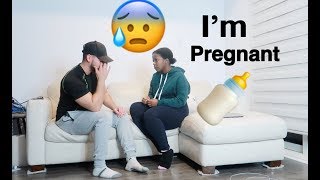 I'M PREGNANT PRANK ON BOYFRIEND! *GOES HORRIBLY WRONG*