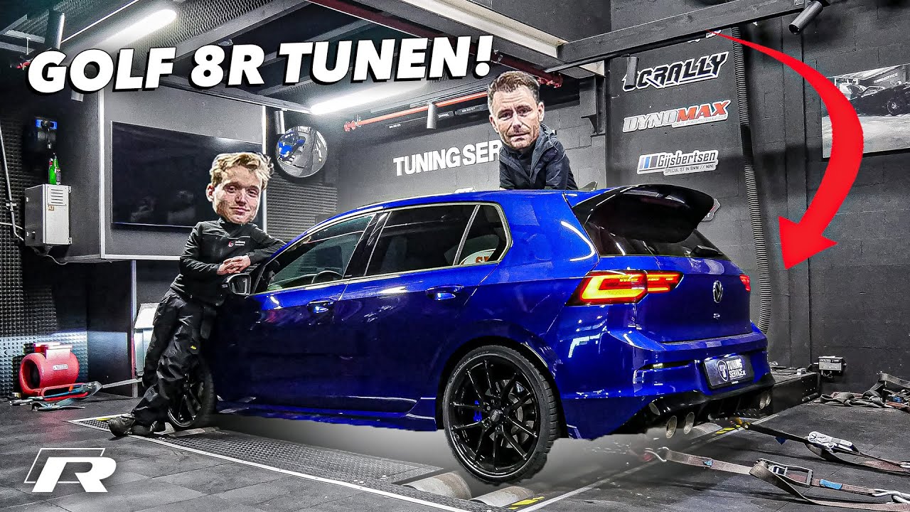 GOLF 8R is nog niet snel genoeg! Stage 1+ afstelling op de ROLLERBANK 🚀