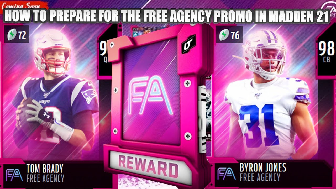 HOW TO PREPARE FOR THE FREE AGENCY PROMO IN MADDEN 21! FREE AGENCY PPROMO! | MADDEN 21