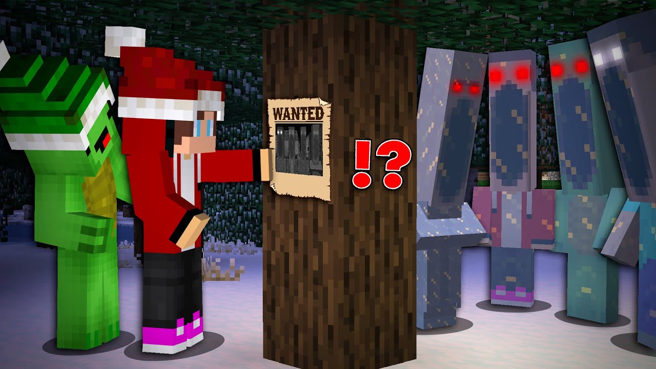 JJ is Looking For Frozen Scary Entities ?! (Maizen Compilation)