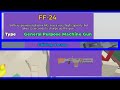 Bullet Frenzy "Heavy" Weapon: FF-24 (Roblox Experience)