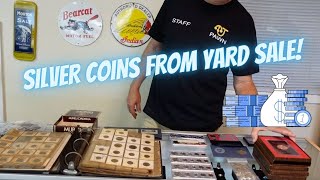 I BOUGHT ALL THESE SILVER COINS AT A GARAGE SALE!