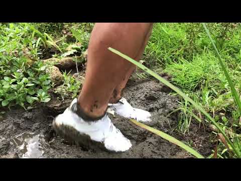 Rob's very muddy Adidas UltraBoost Ace 16+