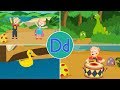 Alphabet D I English Letter D I Phonics and Words I Stories for Kids I The Teolets