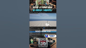 ⭐Create Camera Turntable in Unreal Engine 5⭐ 3D Tudor #shorts #unrealengine5