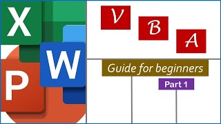 Beginner's Tutorial on Macro/VBA in MS Office: Part 1 - Variables, Parameters and Subroutines