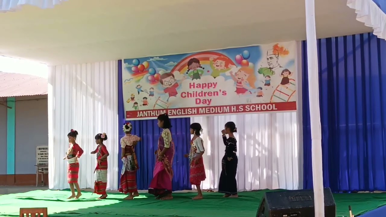 Manipur Dance by Junior Girls || Children's Day Celebration ||