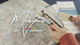 ASMR Looking through Museum Leaflets from Vienna (Soft Spoken, Map Placements) screenshot 5