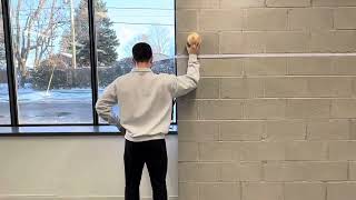 TB Wall Dribbles at 90 degrees