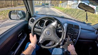 2008 Suzuki Grand Vitara [2.4 Vvt 166Hp] |0-100| Pov Test Drive #2004 Joe Black