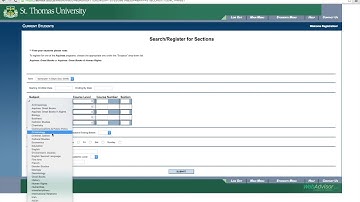 How to Register for First-Year Courses at STU