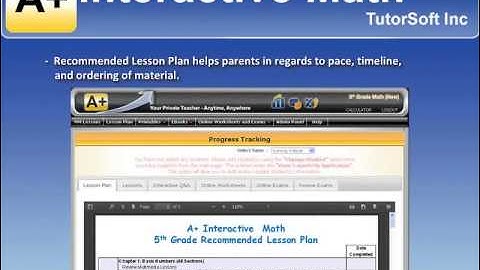 A+ Interactive Math: 1 Year Online Math Family Package Overview
