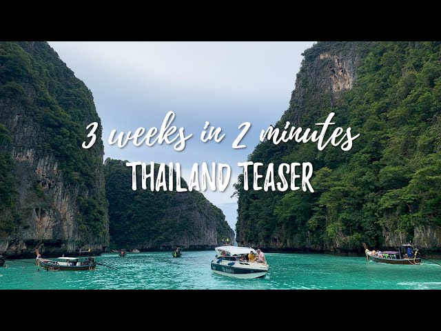 Amazing Offbeat Thailand - Teaser | 3 weeks in 2 minutes | Indian in Thailand class=