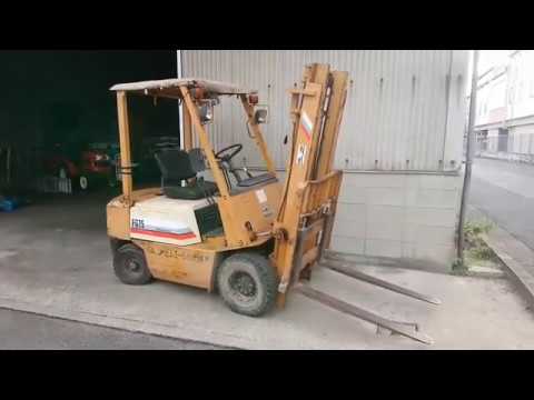 KOMATSU　コマツ　フォックリフト　FG14 ガソリン　動画あり　訳あり 訳あり＊コマツ フォークリフト FG15-14 ガソリンエンジン 最大1.5t