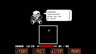 Undertale Mouse Mod glitch in sans