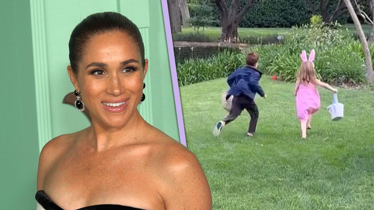 Meghan Markle Shares Sweet Video of Archie and Lilibet's COMPETITIVE Easter Egg Hunt!