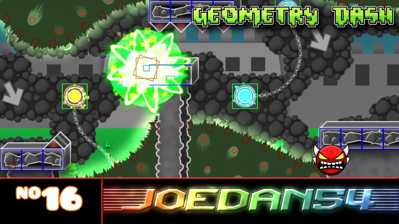 JoeDan54 - Geometry Dash Demon grinding #16 - YouTube