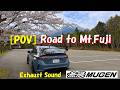 [POV] Civic Type-R (FL-5) Road to Mt. Fuji with MUGEN Exhaust Sound