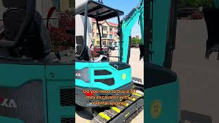 Do you need to buy a 30 mini excavator with a Yanmar engine?#miniexcavator #excavator