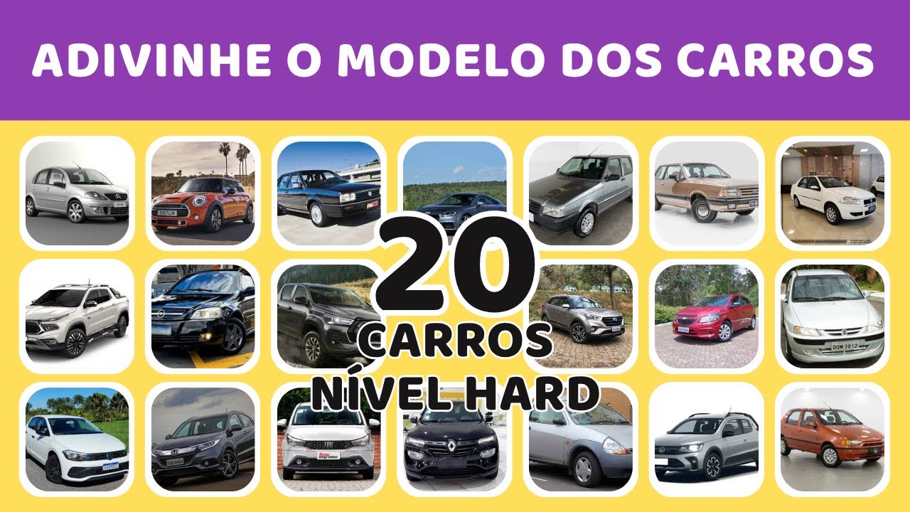 PROVE QUE VOCÊ ENTENDE DE CARROS | QUIZ NÍVEL HARD