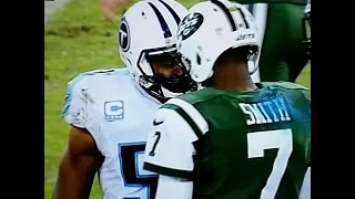 Geno Smith Gets Punched During Massive Brawl (VIDEO) Jets vs Titans Fight