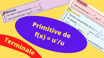 Primitive de u