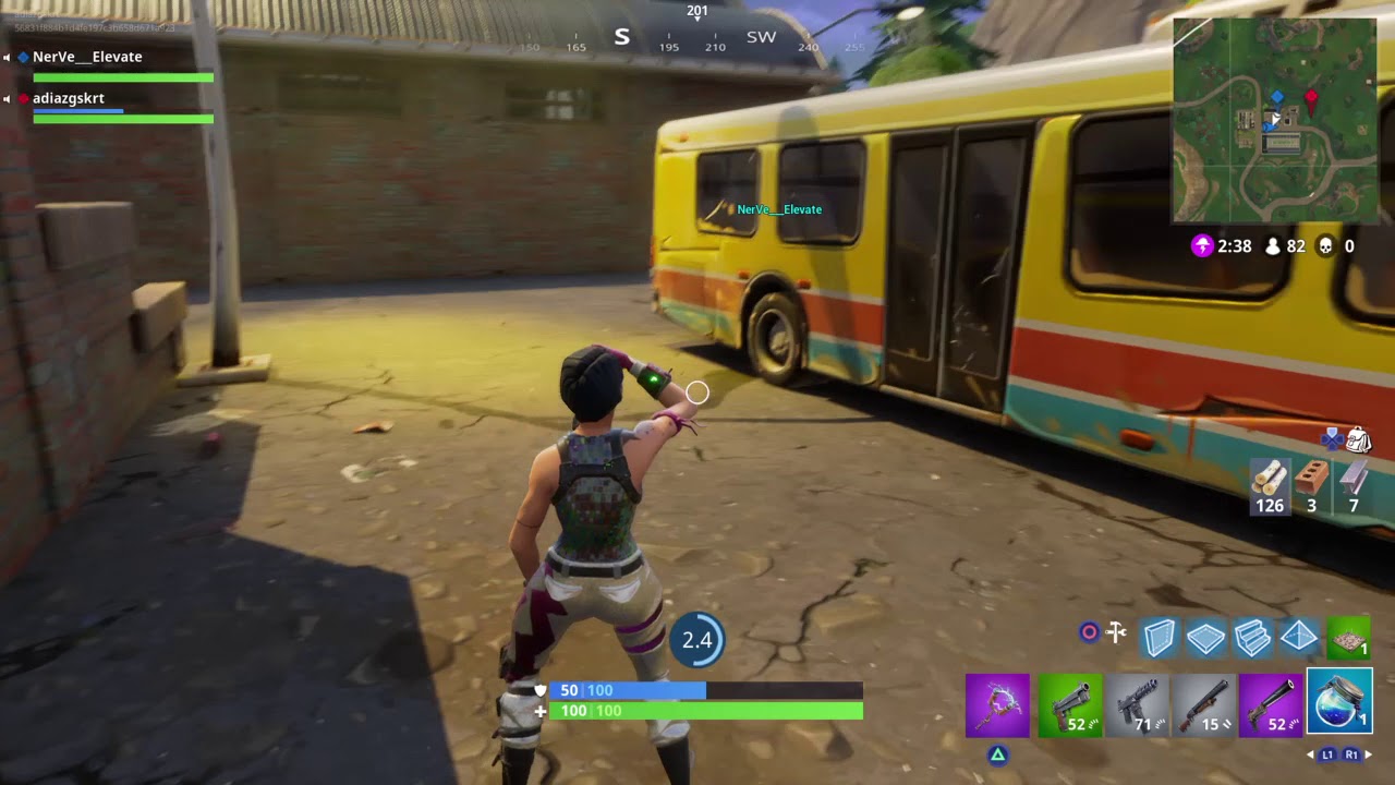 Fortnite new picaxe ac/dc gameplay - YouTube