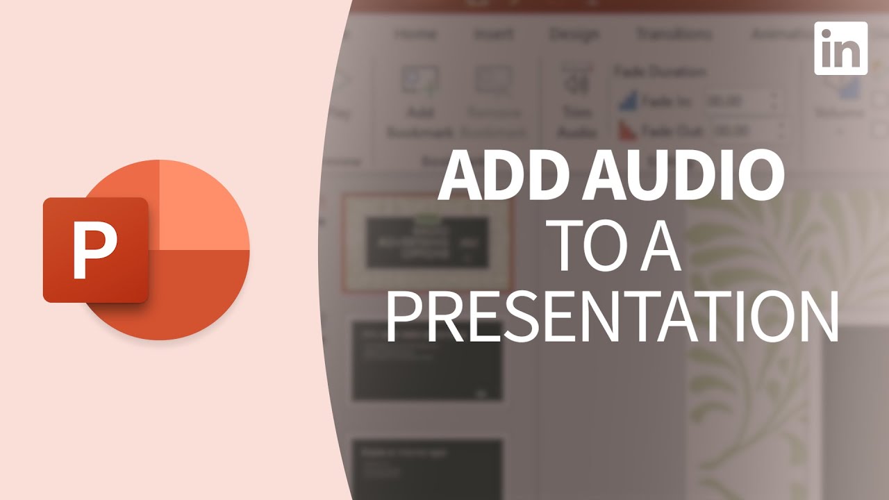 how to share a powerpoint presentation with audio