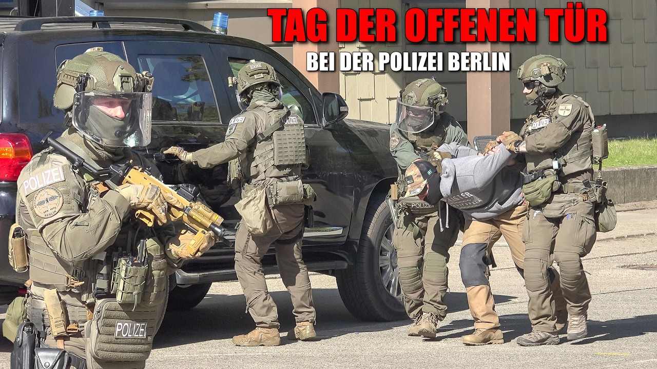 [SPEKTAKULÄRE ÜBUNGEN & FAHRZEUGAUSSTELLUNG!] - Tag der offenen Tür 2025 der Polizei Berlin -